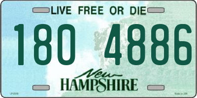 NH license plate 1804886
