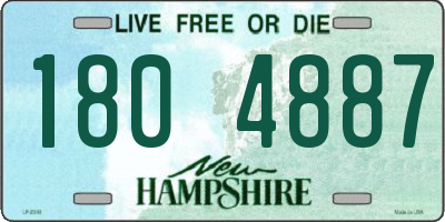 NH license plate 1804887
