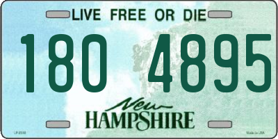 NH license plate 1804895