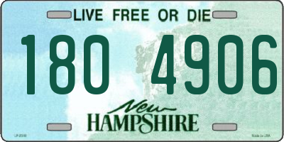 NH license plate 1804906