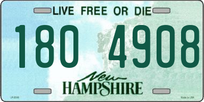 NH license plate 1804908