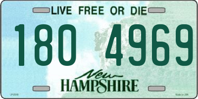 NH license plate 1804969