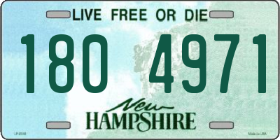 NH license plate 1804971