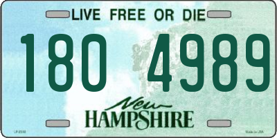 NH license plate 1804989