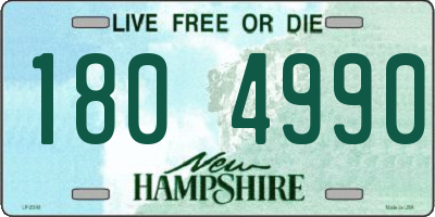 NH license plate 1804990
