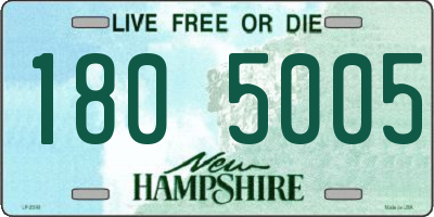 NH license plate 1805005