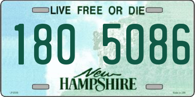 NH license plate 1805086