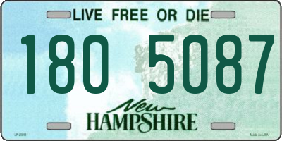 NH license plate 1805087