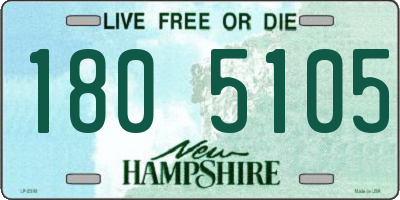 NH license plate 1805105