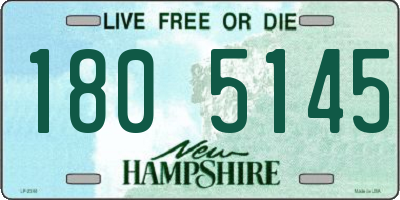 NH license plate 1805145