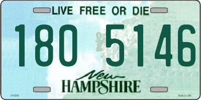 NH license plate 1805146