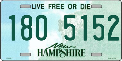 NH license plate 1805152