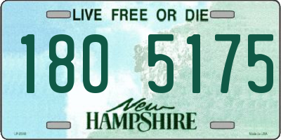 NH license plate 1805175