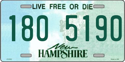 NH license plate 1805190
