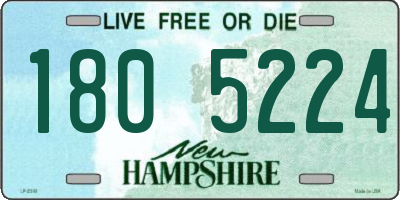 NH license plate 1805224
