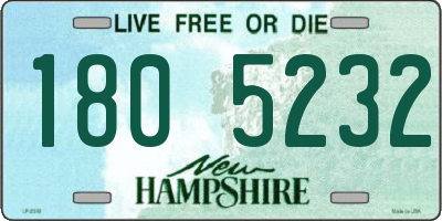 NH license plate 1805232