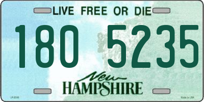 NH license plate 1805235