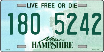 NH license plate 1805242