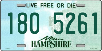 NH license plate 1805261