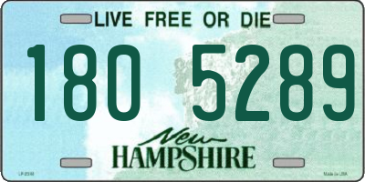 NH license plate 1805289
