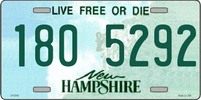NH license plate 1805292