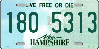 NH license plate 1805313