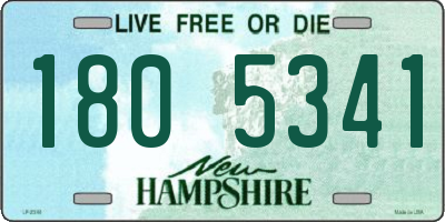 NH license plate 1805341