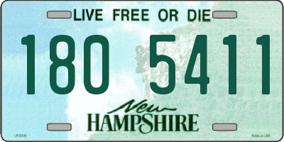 NH license plate 1805411