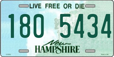 NH license plate 1805434