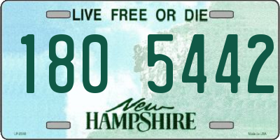 NH license plate 1805442