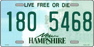 NH license plate 1805468