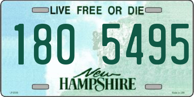 NH license plate 1805495