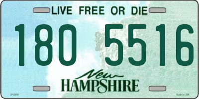 NH license plate 1805516