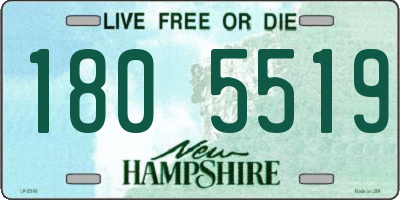 NH license plate 1805519