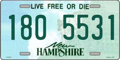 NH license plate 1805531