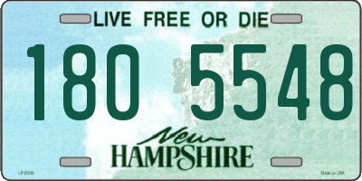 NH license plate 1805548