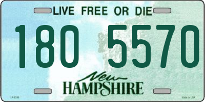 NH license plate 1805570