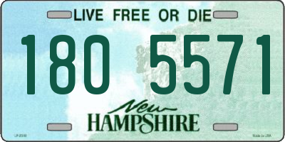 NH license plate 1805571