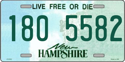 NH license plate 1805582