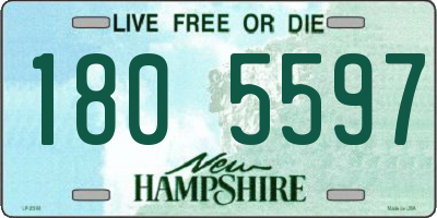 NH license plate 1805597