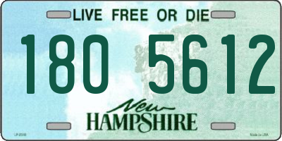 NH license plate 1805612