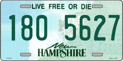 NH license plate 1805627