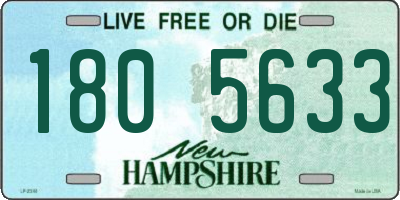 NH license plate 1805633