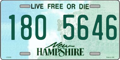 NH license plate 1805646