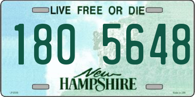 NH license plate 1805648