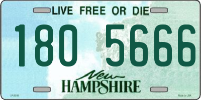 NH license plate 1805666