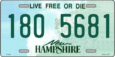 NH license plate 1805681