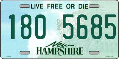 NH license plate 1805685