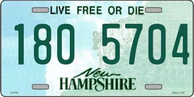 NH license plate 1805704