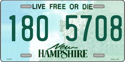 NH license plate 1805708